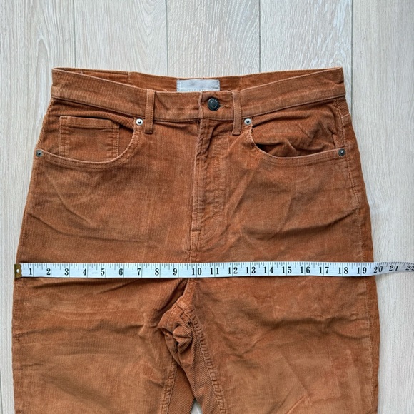 Everlane Baby Corduroy Cheeky Pants in Rust Women’s Size 30 - Picture 4 of 14